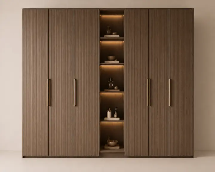 Reeded Wardrobe