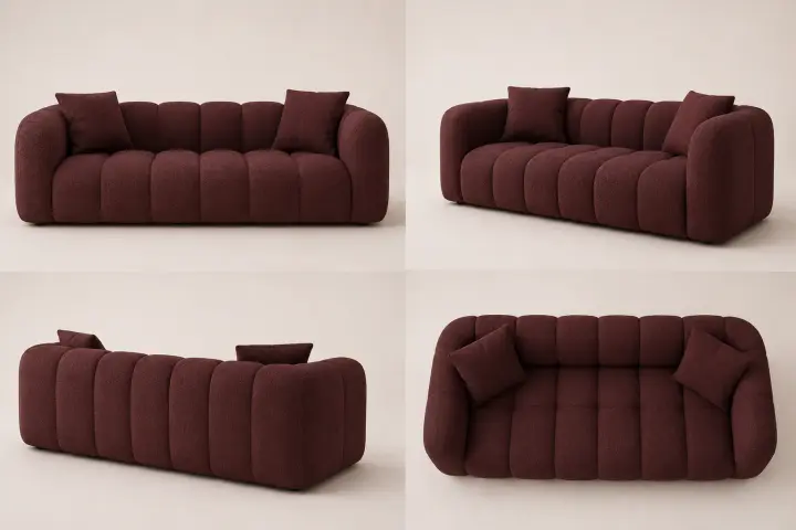 Ribbed Sofa
