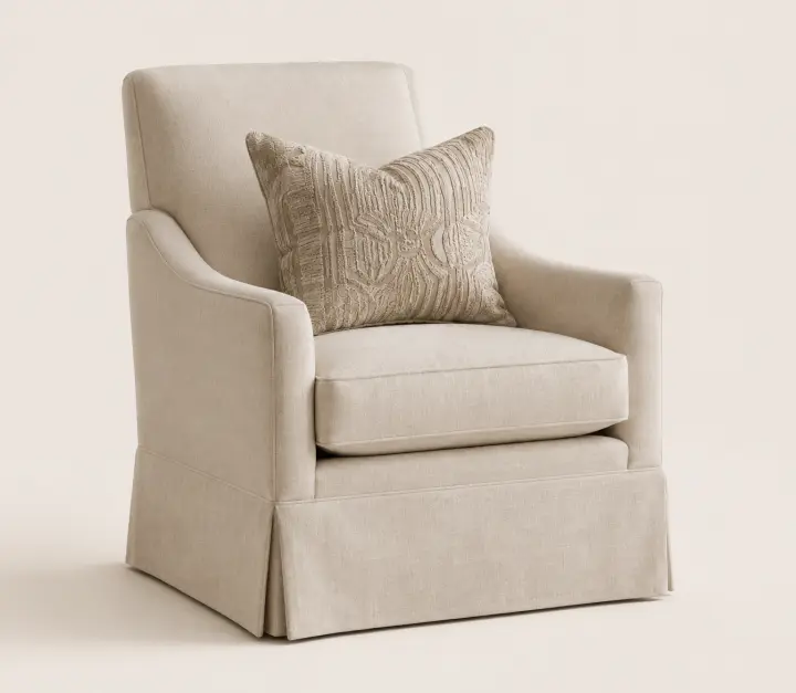 Slipcovered Accent Chair