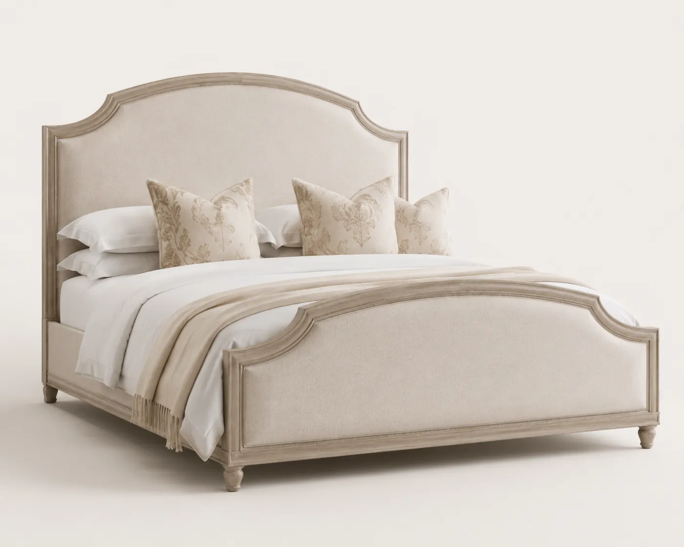 Arched Upholstered Bed