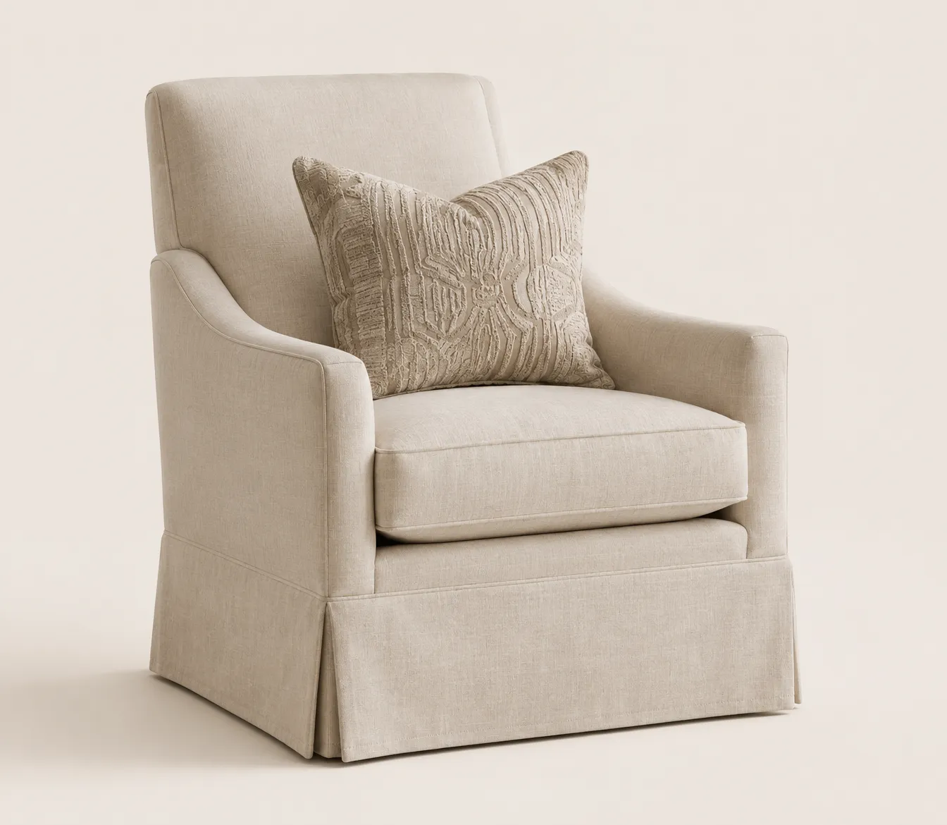 Slipcovered Accent Chair