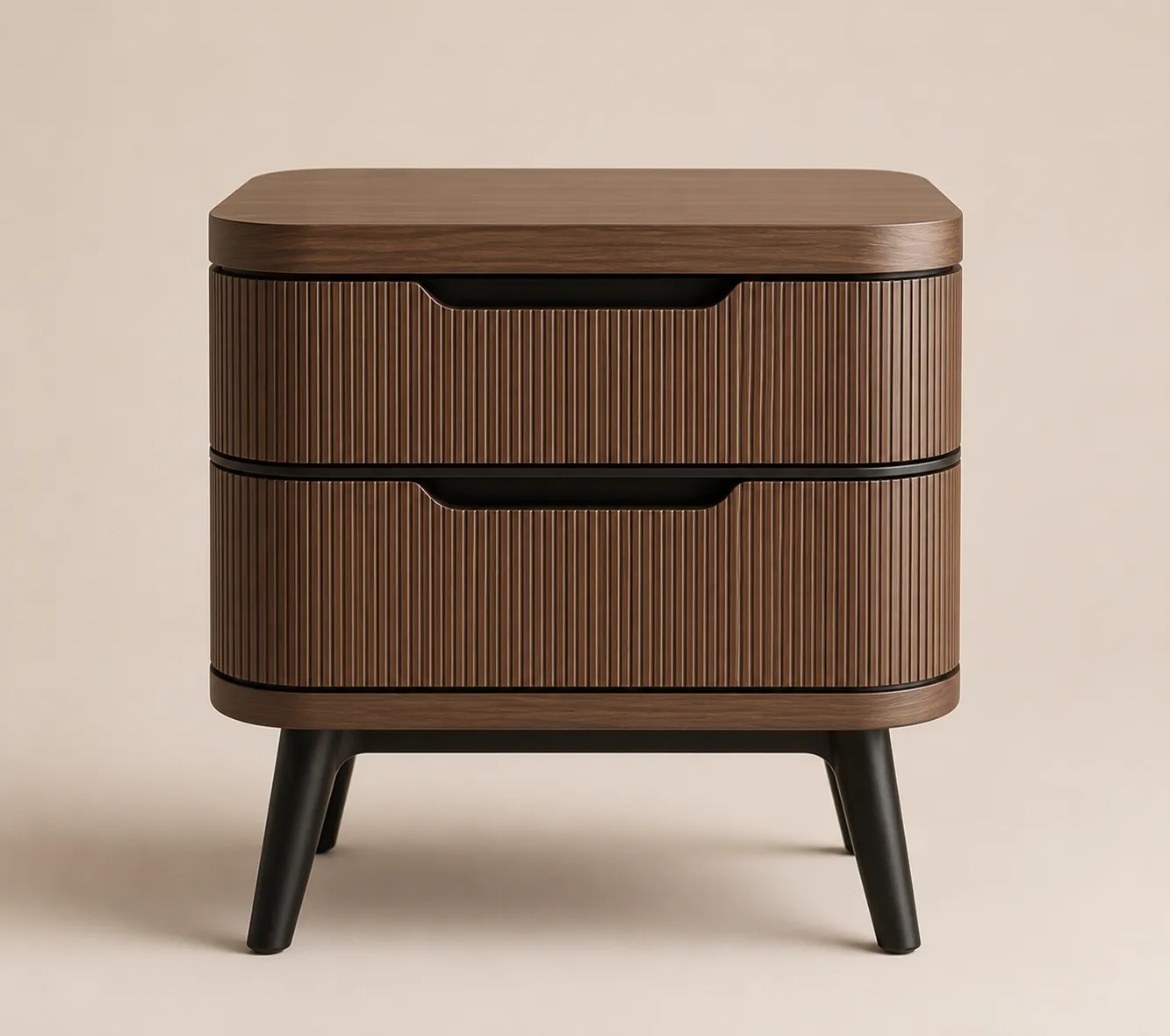 Ribbed Nightstand