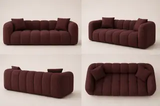 Ribbed Sofa