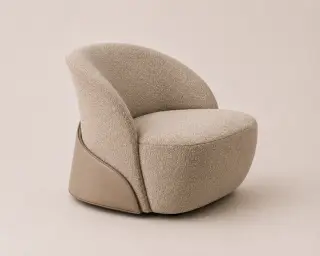 Curved Lounge Chair