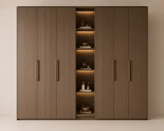Reeded Wardrobe