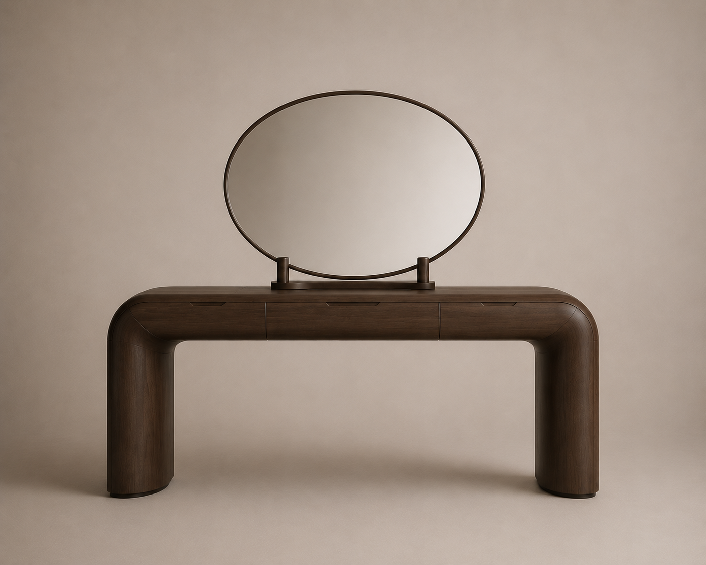 Vanity Console with Mirror