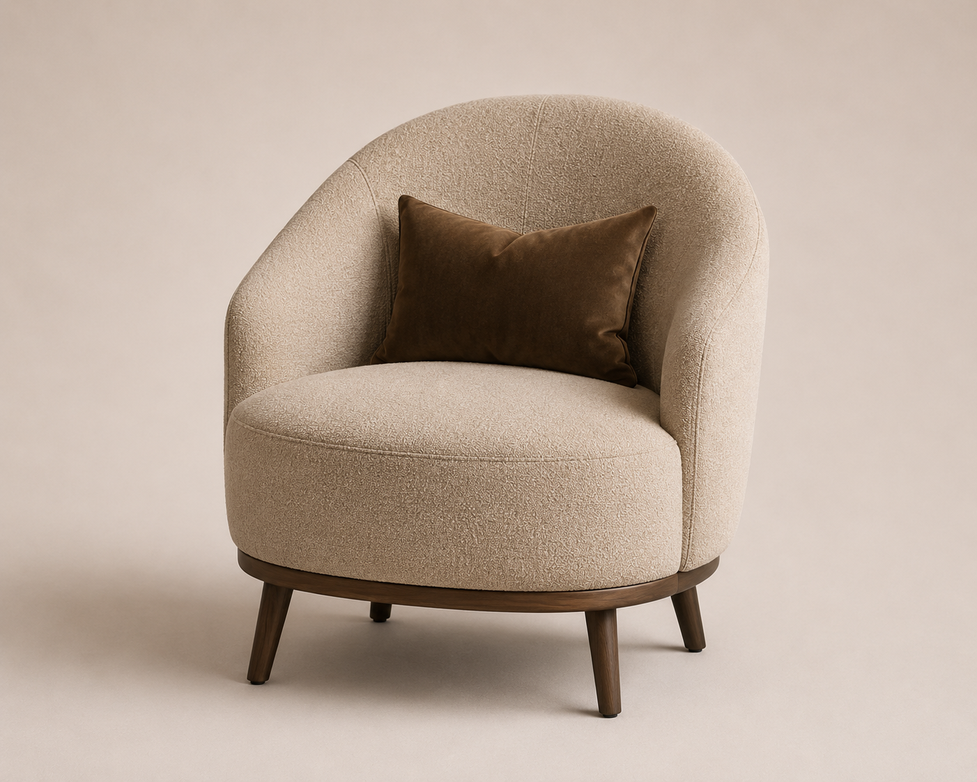 Boucle Accent Chair