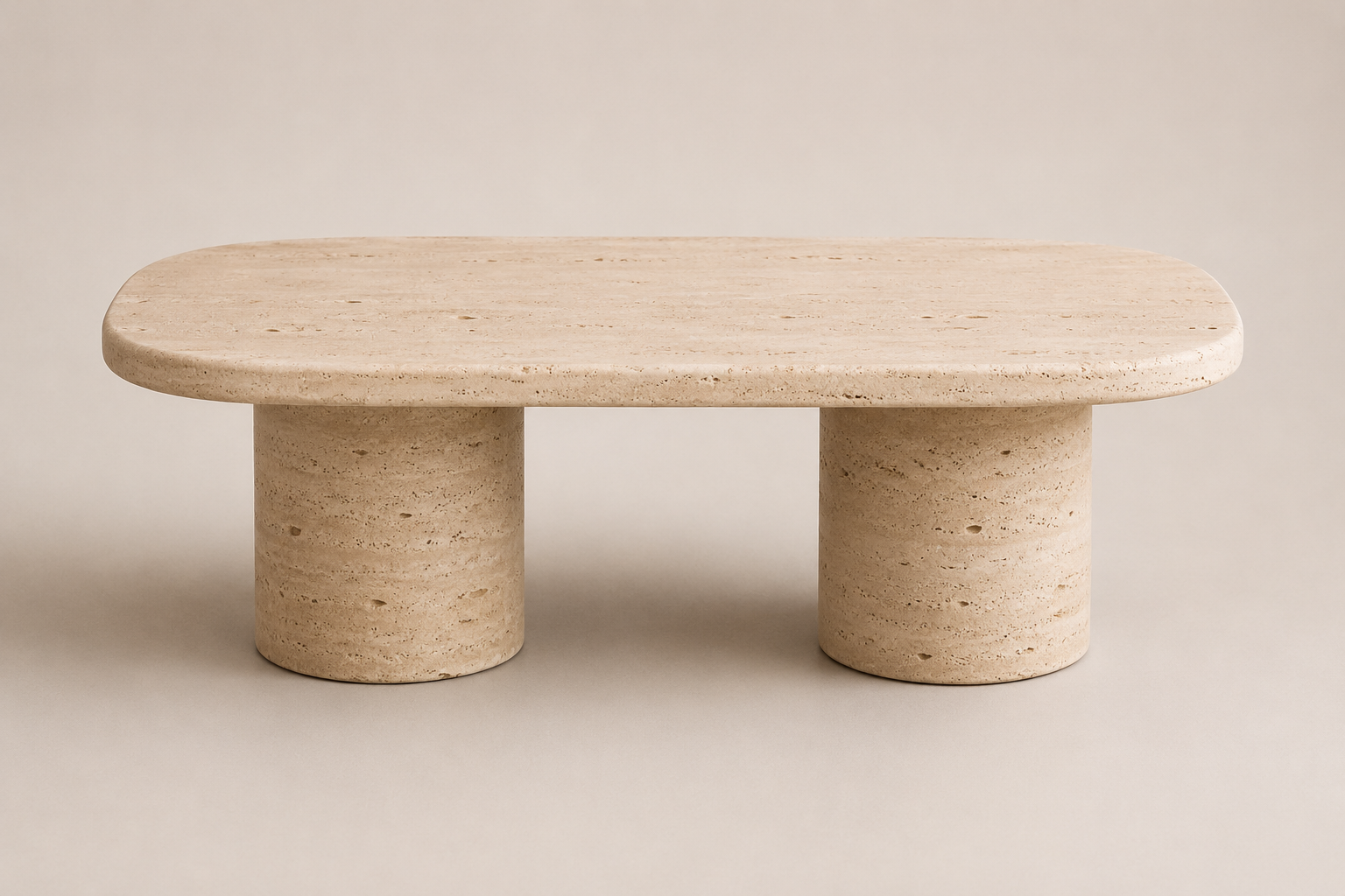 Terra Travertine Duo Coffee Table
