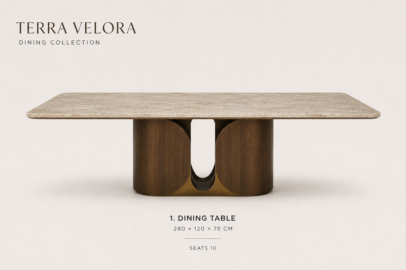 TERRA VELORA Dining Table Rectangular