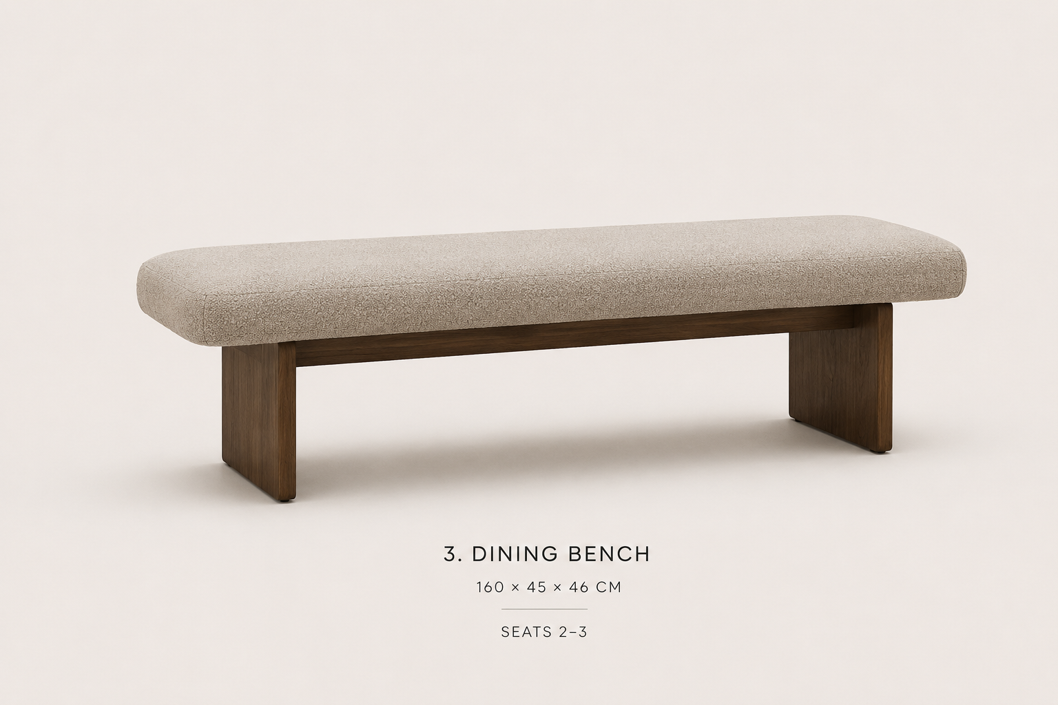 TERRA VELORA Dining Bench