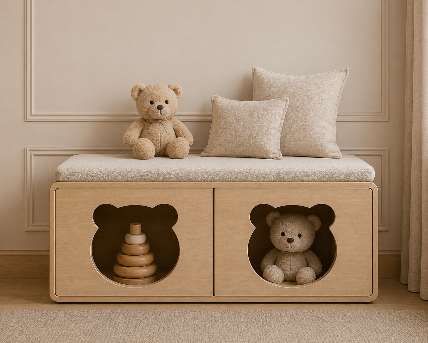 AURELLE CUBS Storage Bench