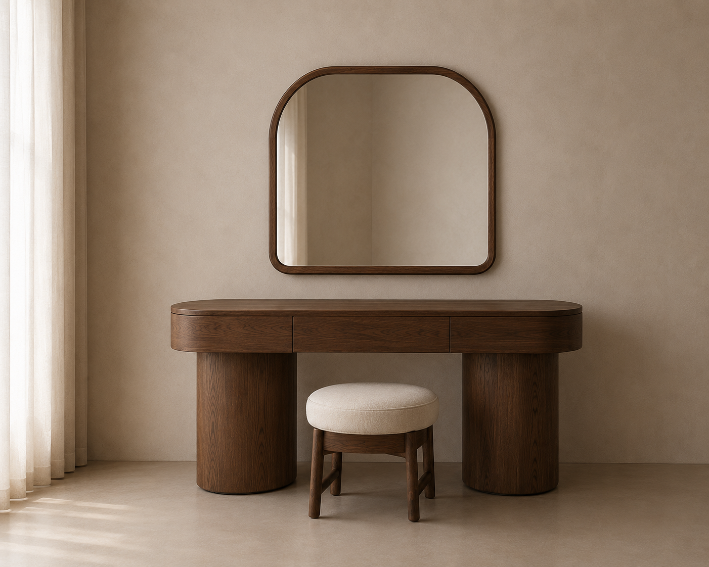 TERRA CANEVA Vanity & Mirror