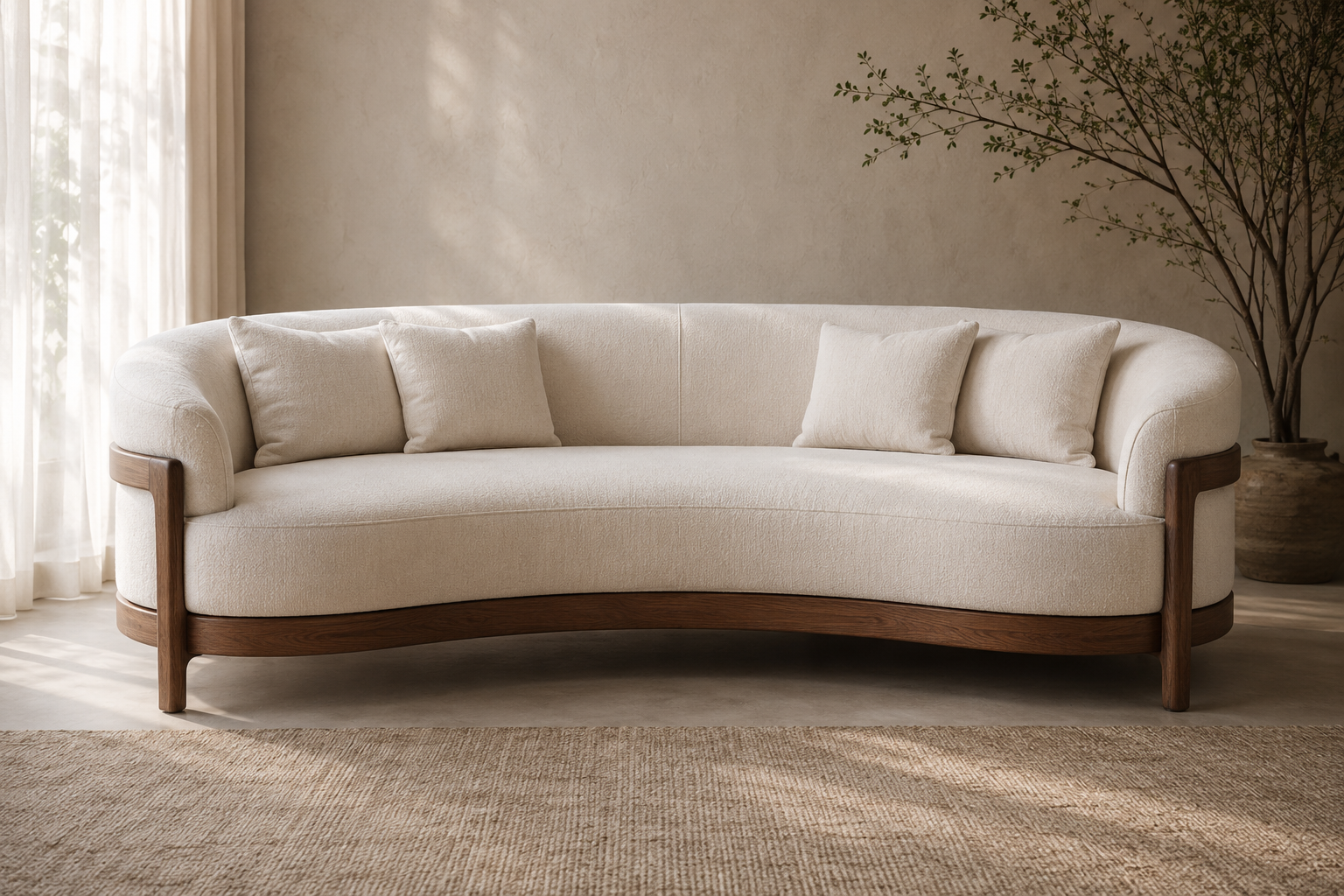 TERRA CANEVA Curved Sofa
