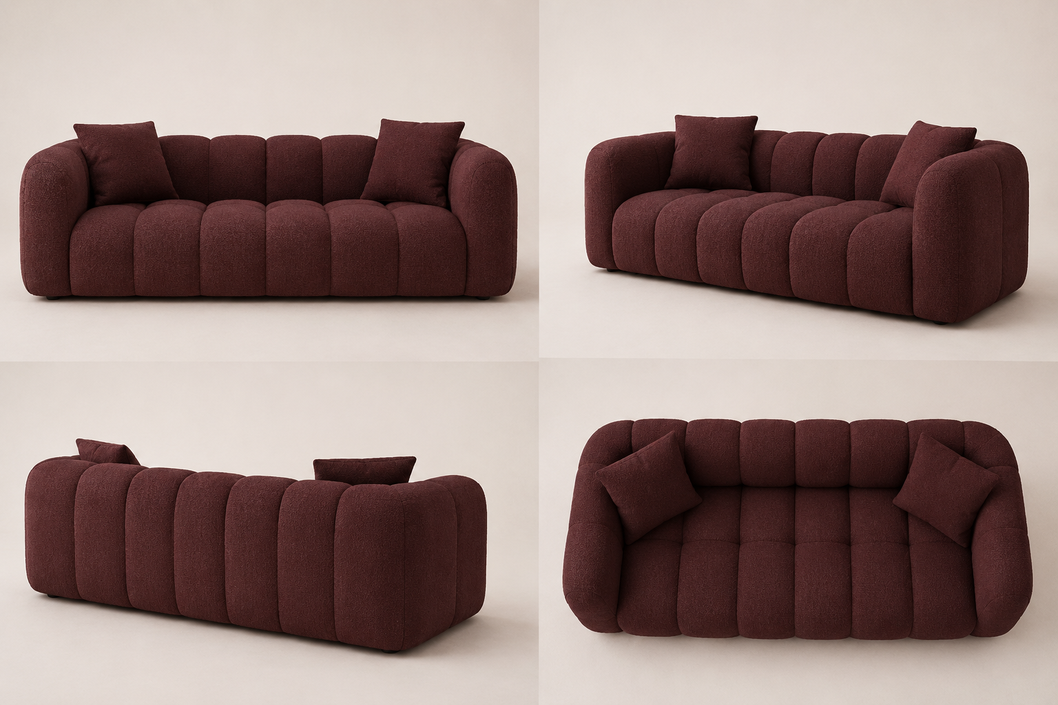 LUNARA Ribbed Sofa