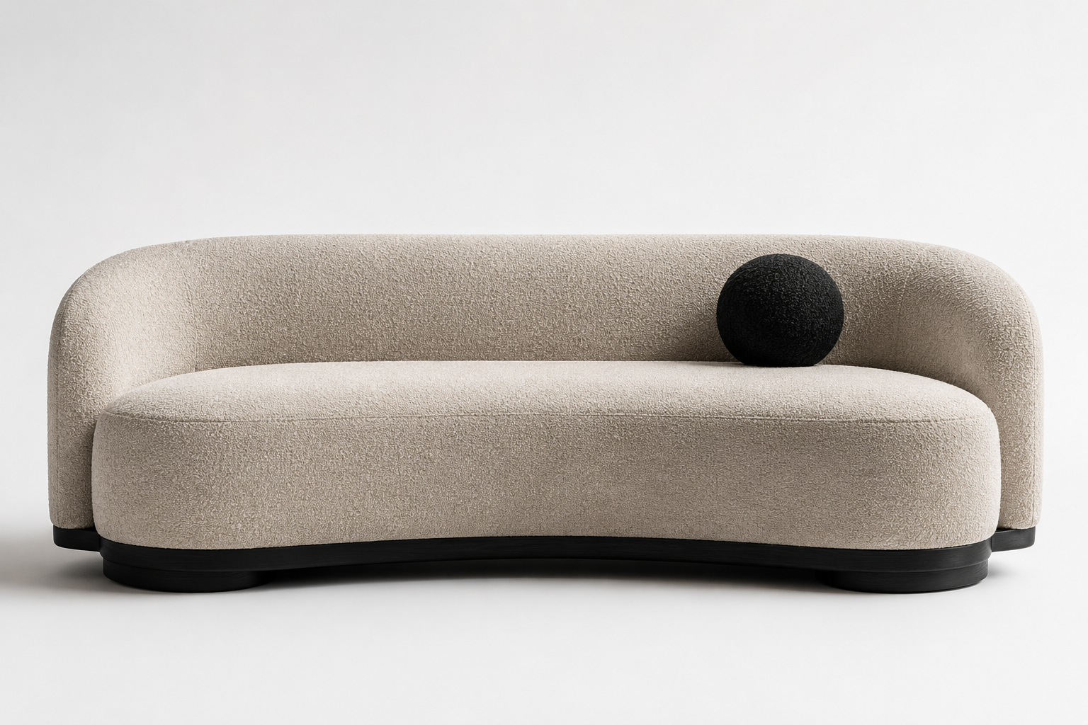 NOIRA FORGÉ Curved Sofa
