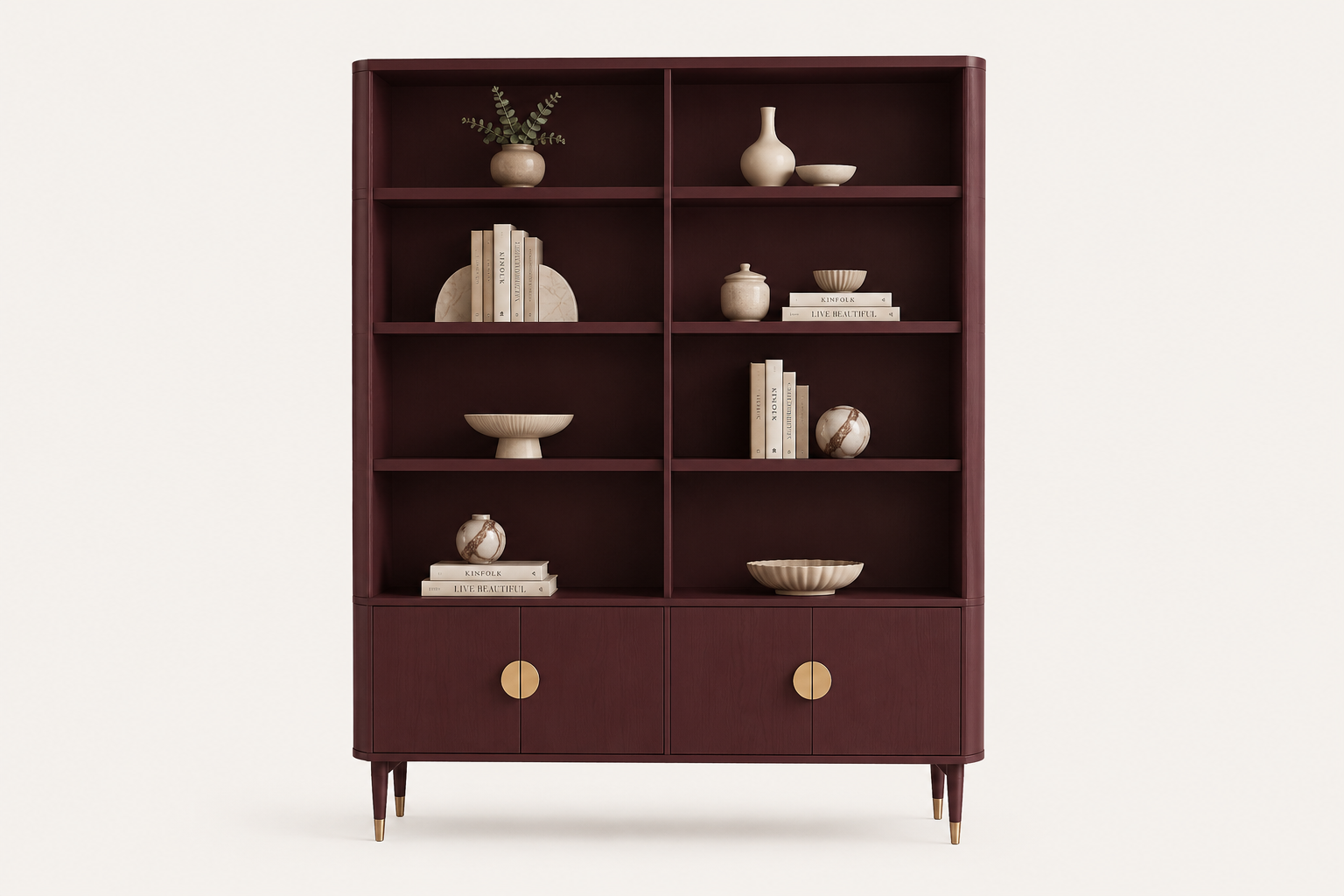 AMBRE NOUVEAU Open Display Bookcase