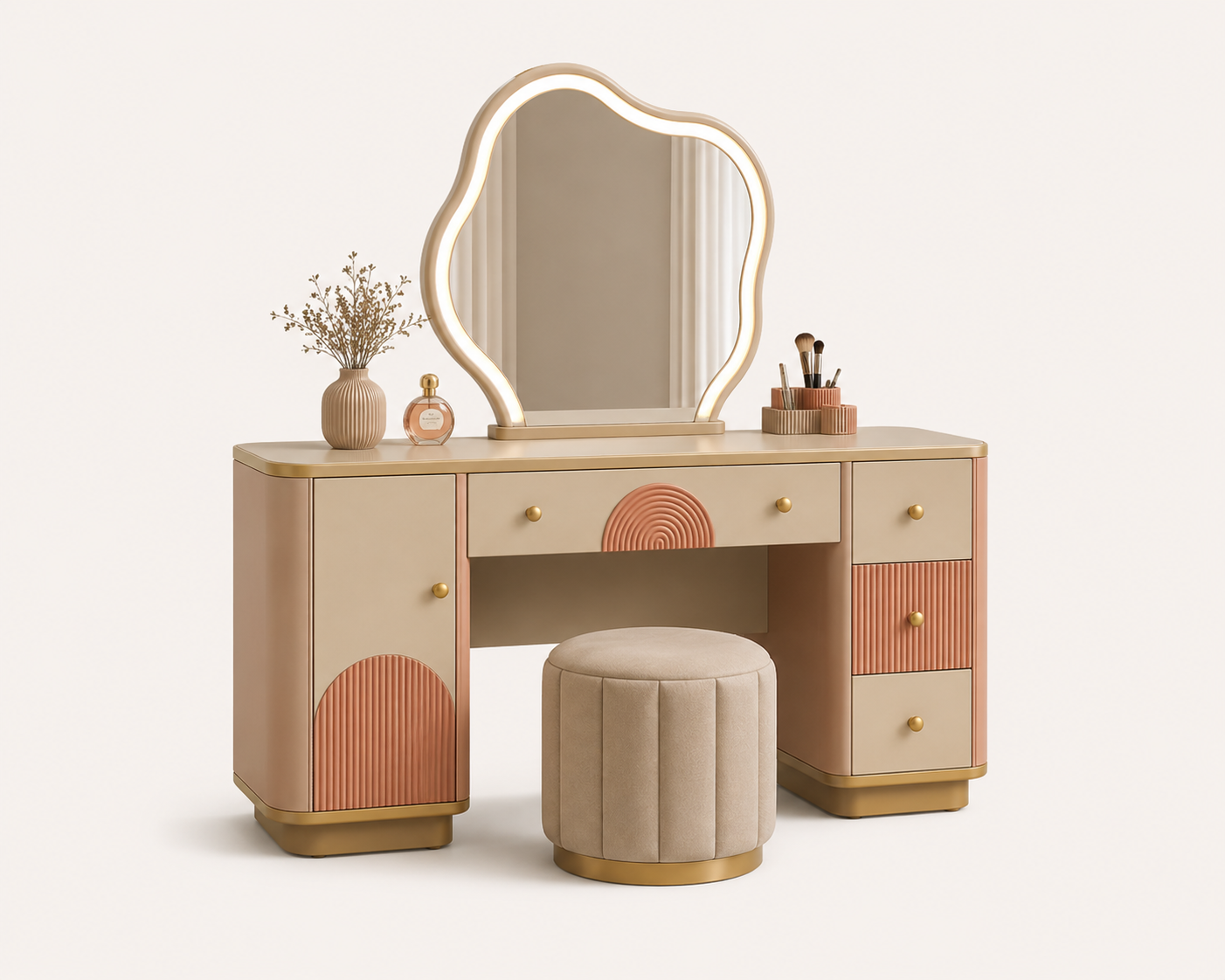 CLOUD BERRY Vanity & Mirror
