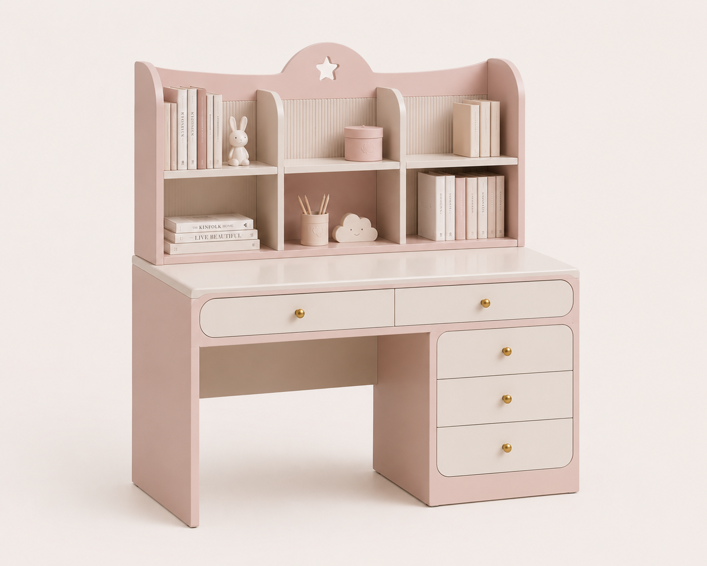 LITTLE LULLABY Study Desk with Hutch