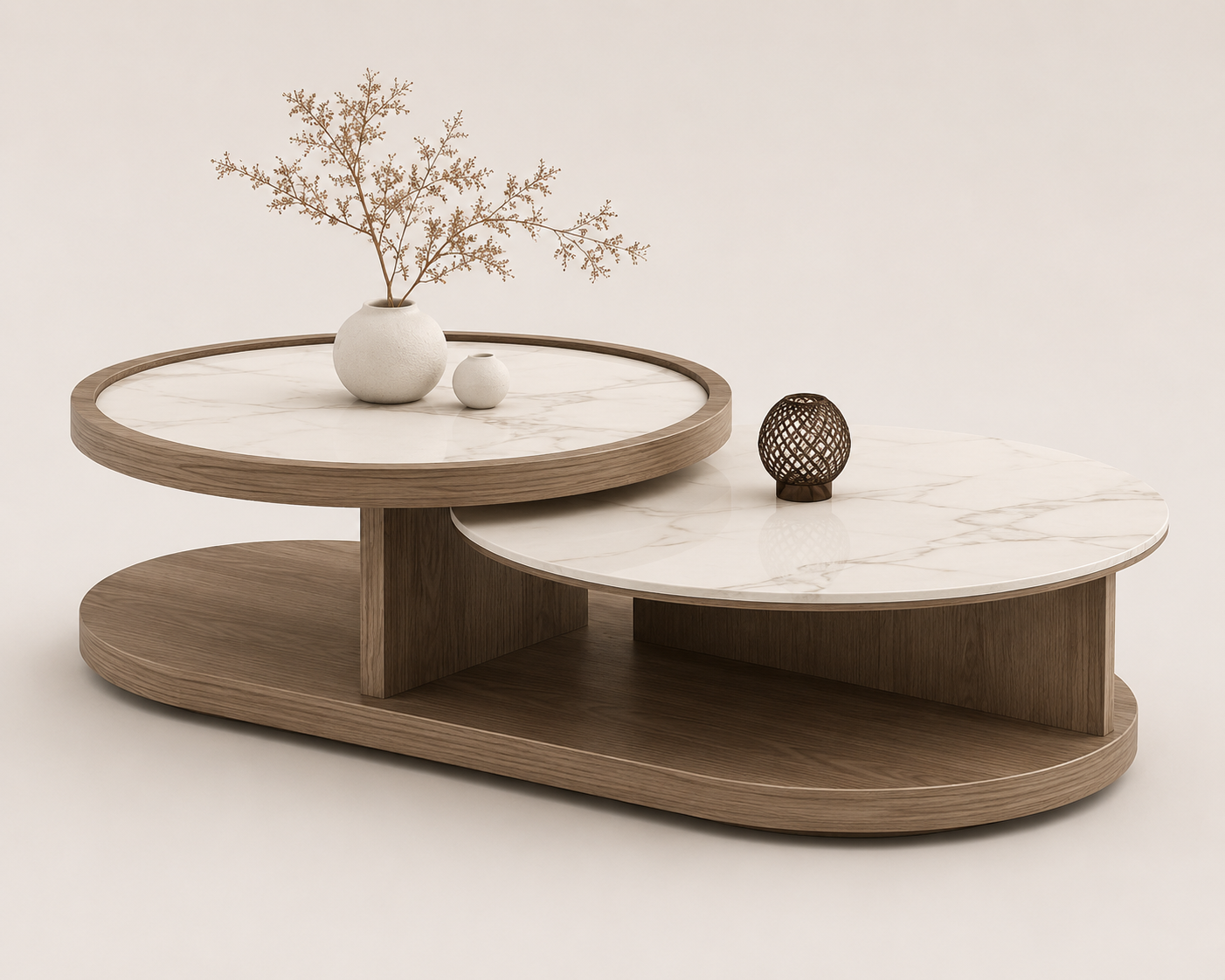 MIRELUNE Duo Coffee Table
