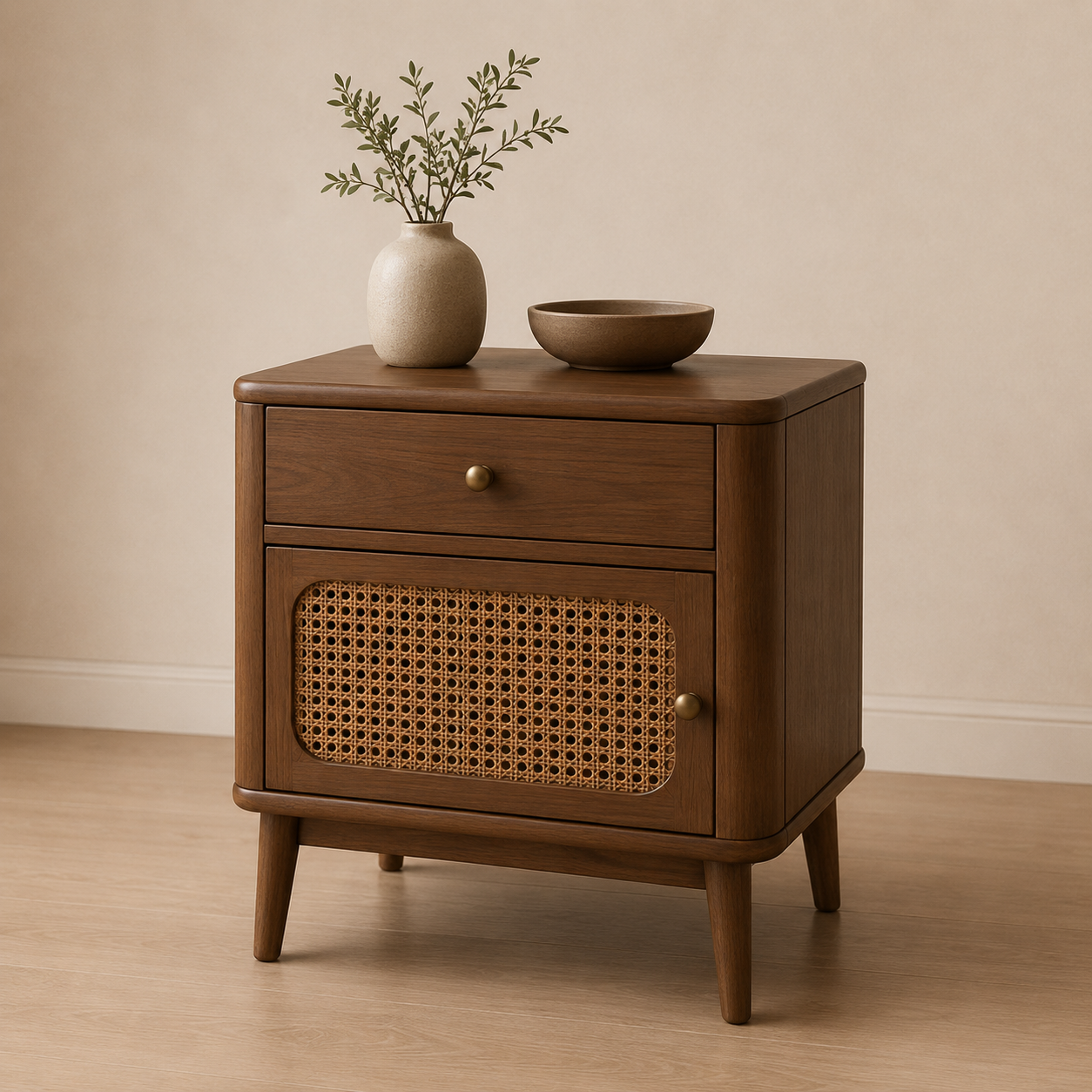 RIVORA Nightstand with Door