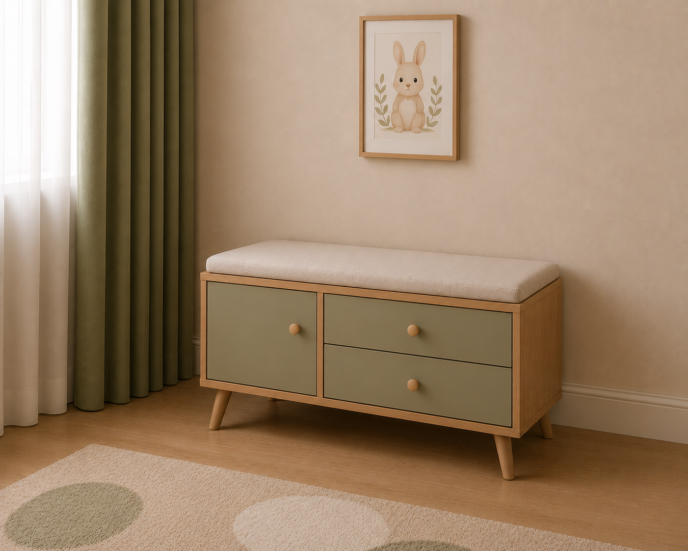 LUNA MEADOW Bench Storage