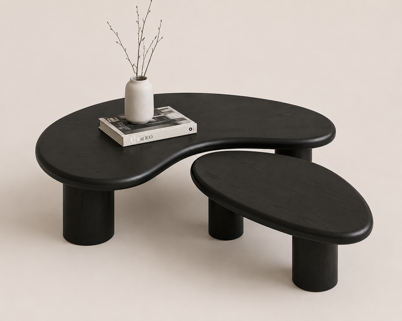 NOCTURNE HAVEN Organic Nesting Coffee Table Set