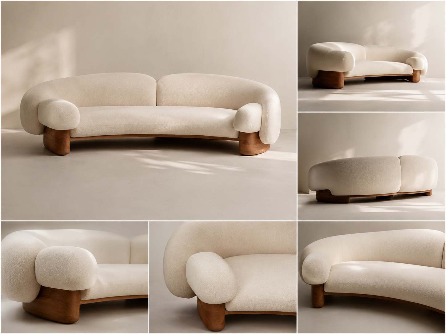 LUNAIRE Curved Sofa