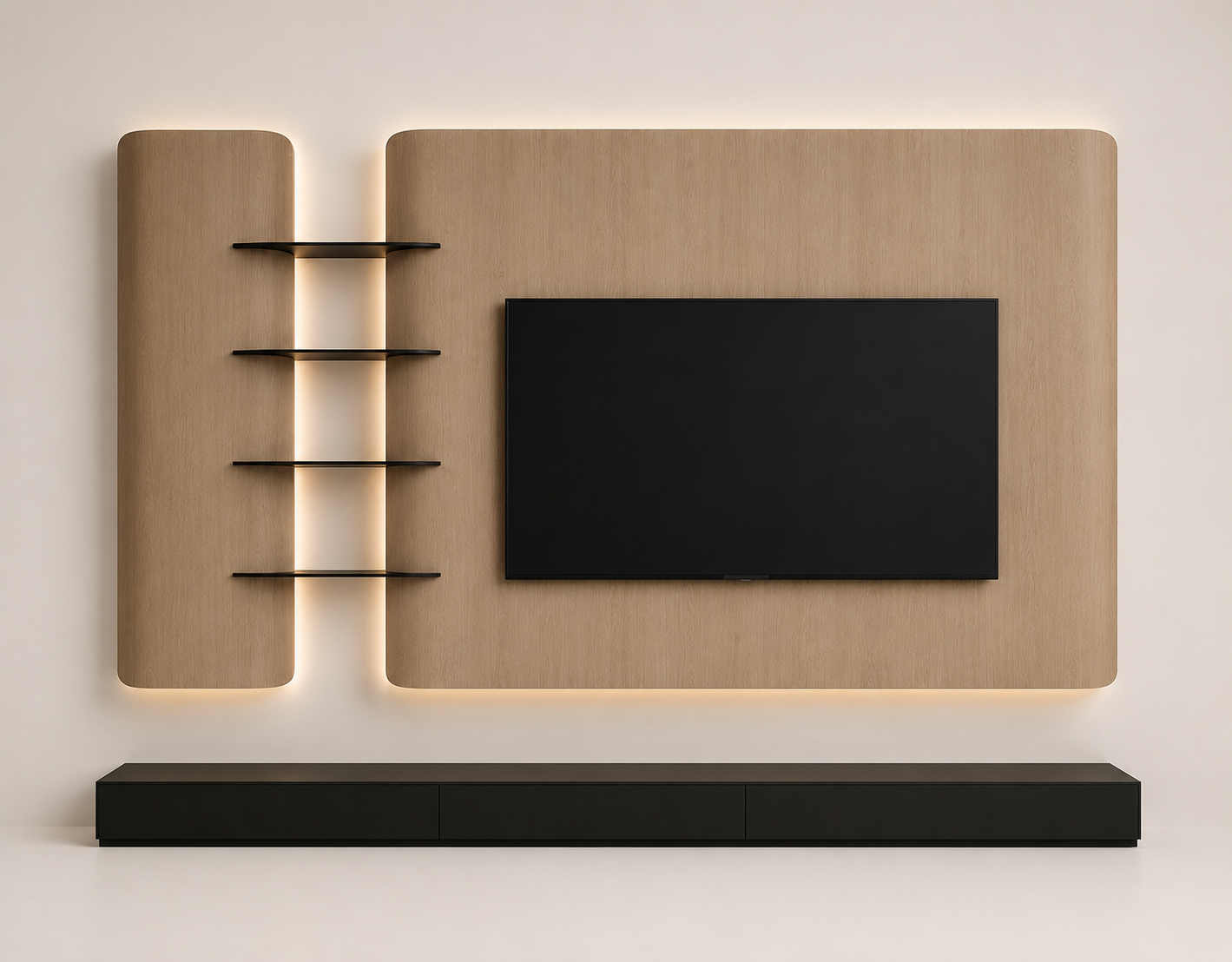 LUNAIRE TV Wall Panel