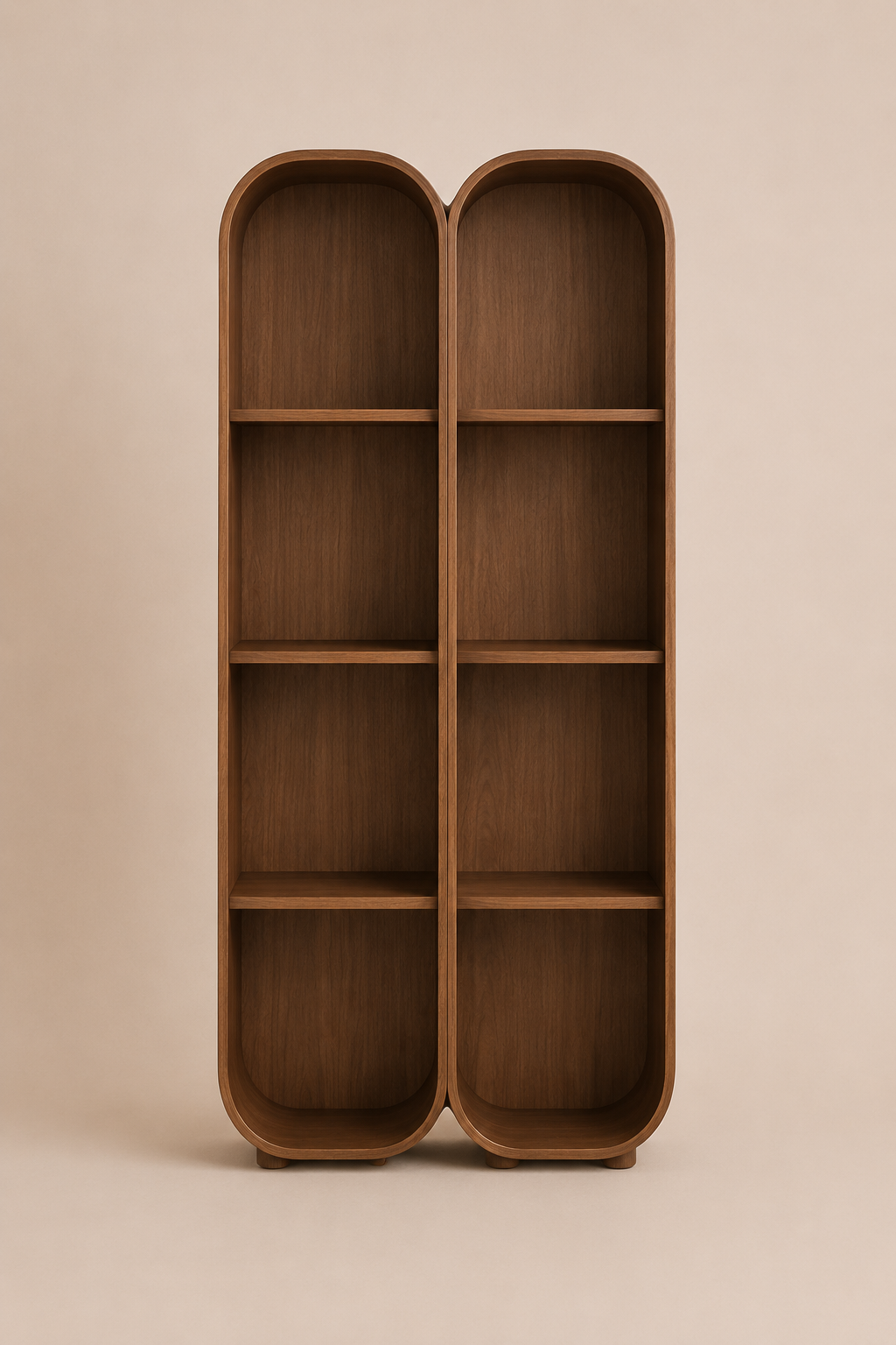 Twin Arch Bookcase