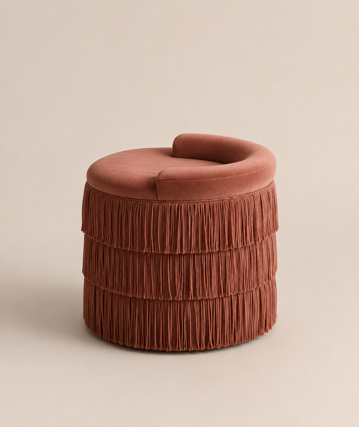 Fringe Ottoman