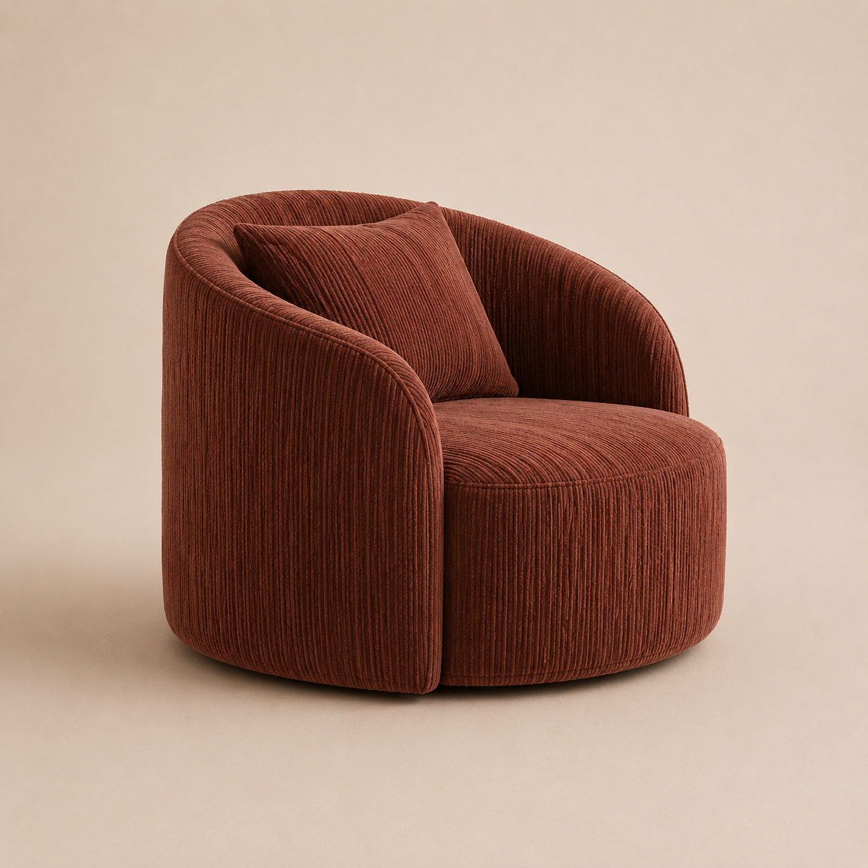 Corduroy Accent Chair