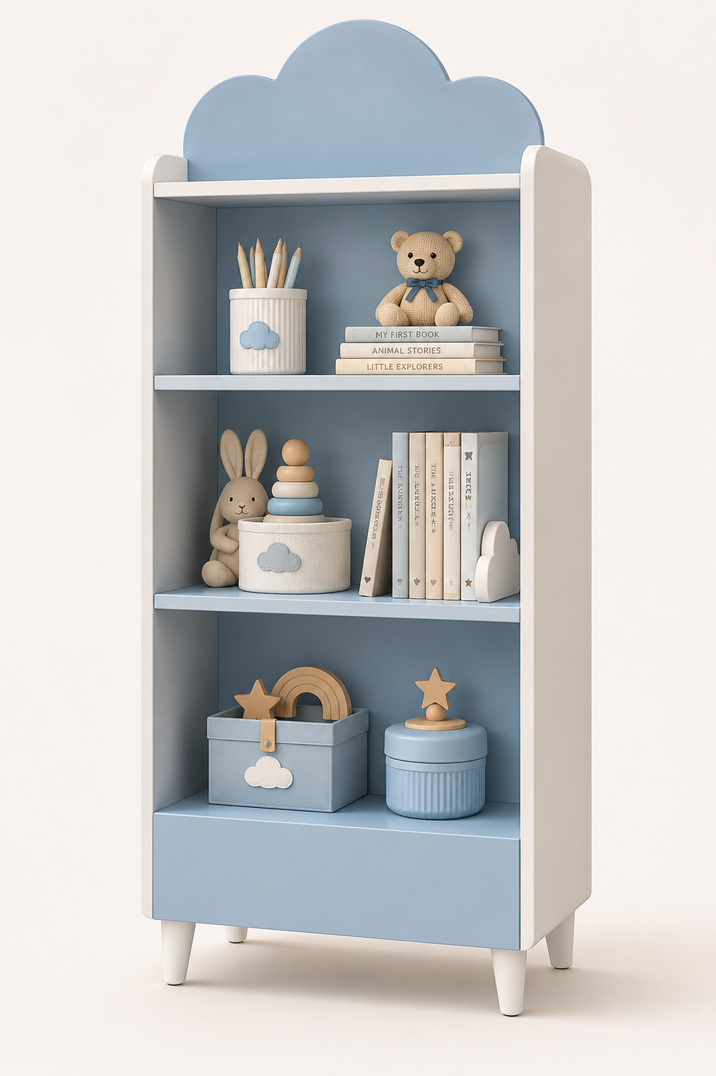 LITTLE DREAMERS HAVEN Cloud Bookcase