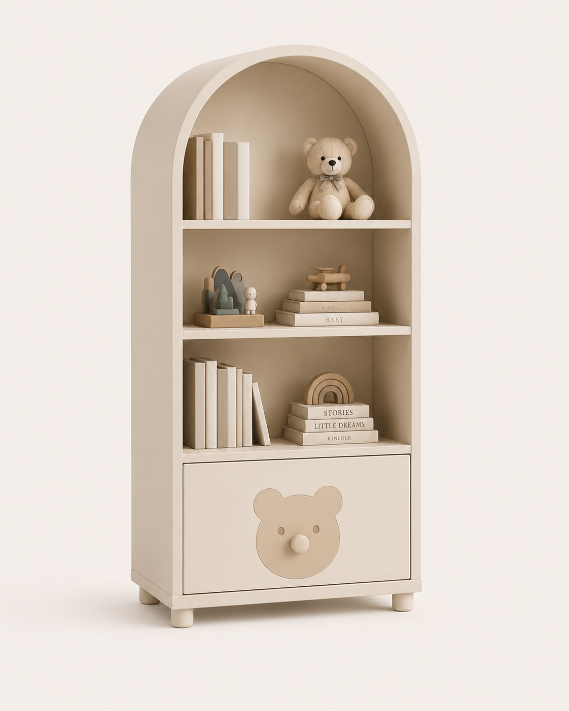 NUVIA Arched Bookcase