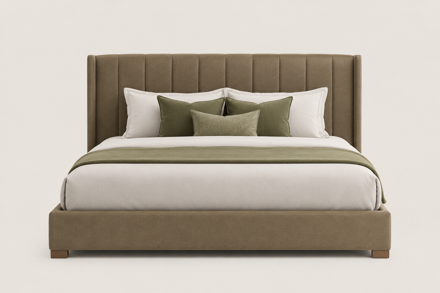 Verdant Harmony Panel Bed