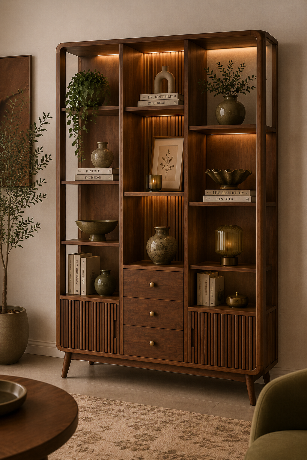 Hearthwood Display Bookcase