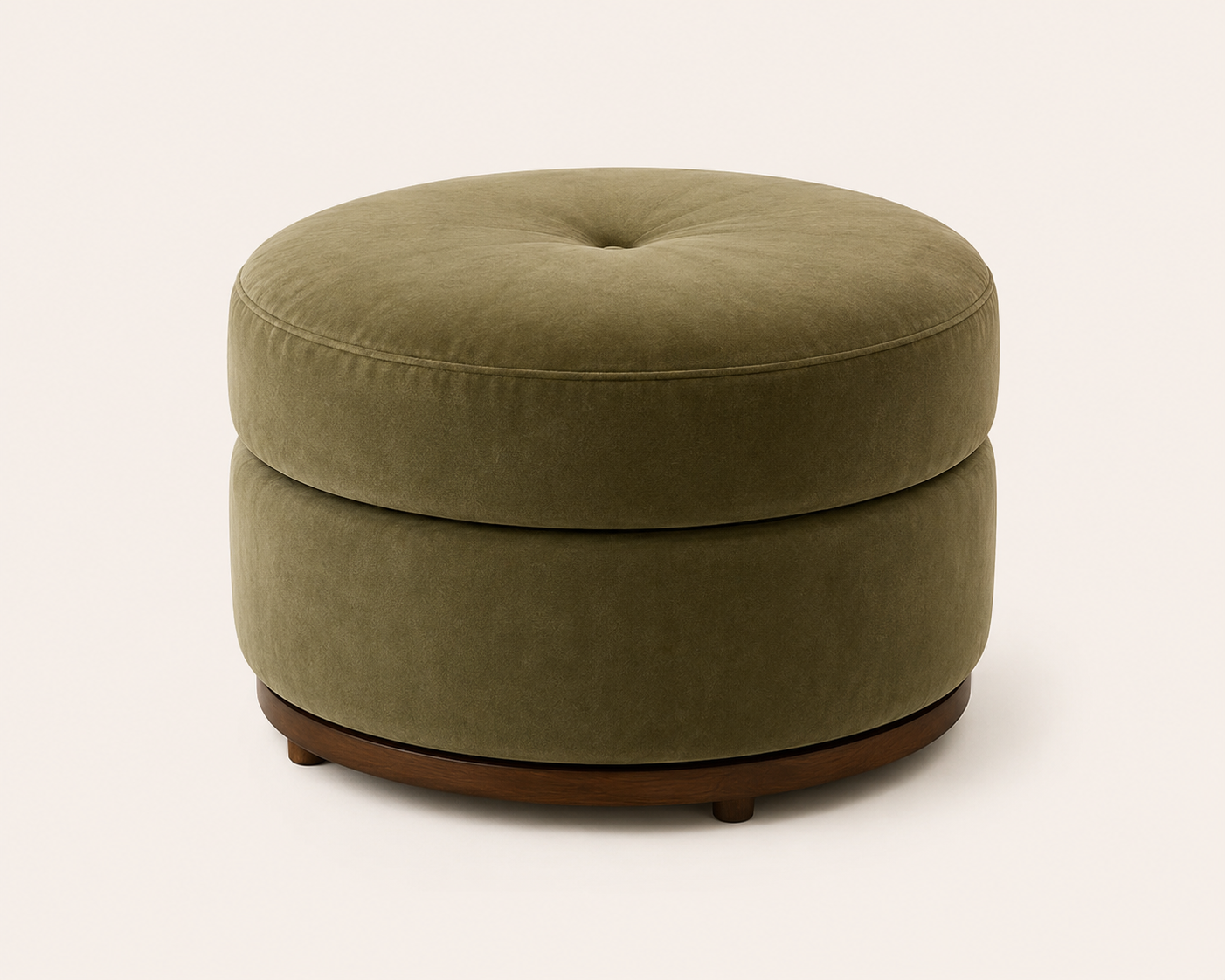Hearthwood Round Ottoman